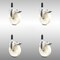 Service Caster 5 Inch 316SS Nylon Wheel Swivel 3/4 Inch Expanding Stem Caster Set Lock Brake SCC-SS316TTLEX20S514-NYS-34-4 - alternate 2